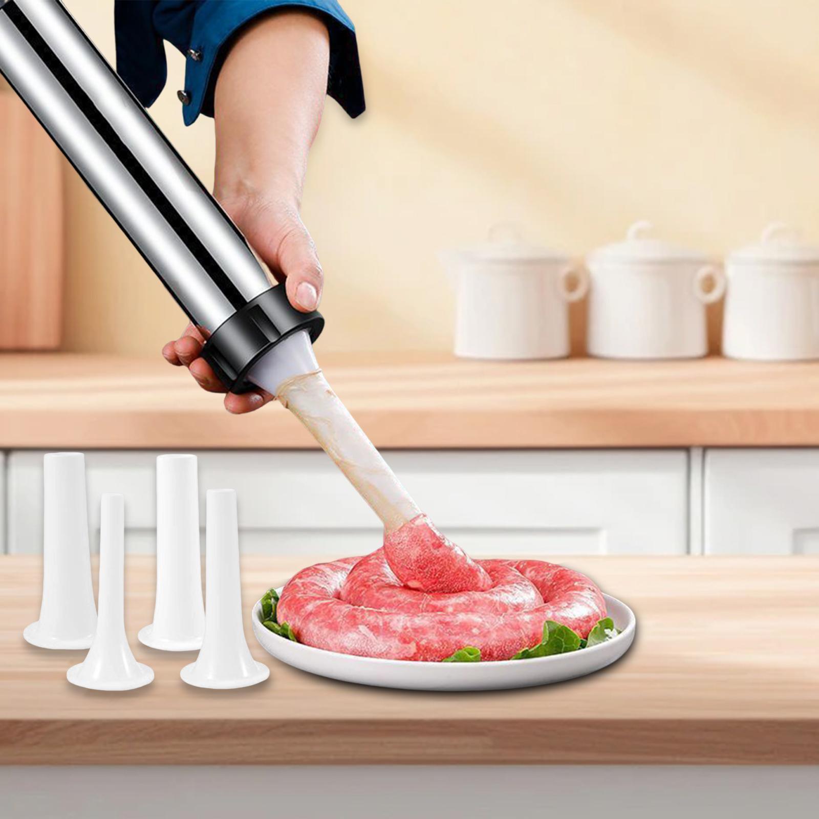 Home Cooking Machine - Einfach zu bedienende Wurstmaschine aus Edelstahl,