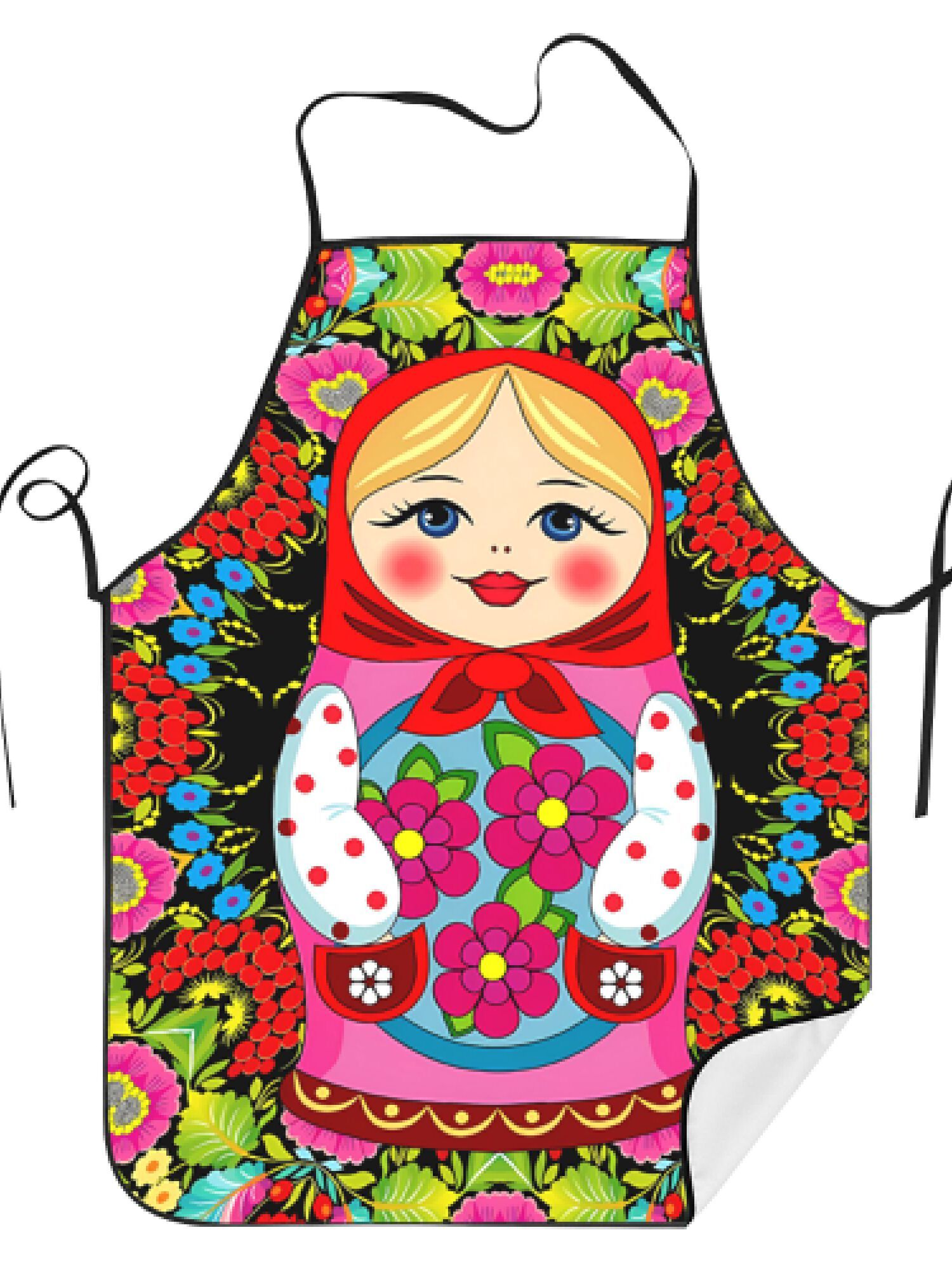 Home Cooking Cafe - 1 Stück lustige Schürze im russischen