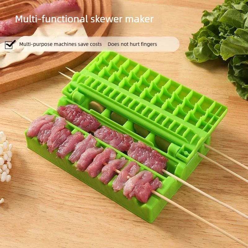 Home Cooking Machine - Bestseller Multifunktionale Fleischspießmaschine Schneller Einfacher BBQ-Kebab-Hersteller