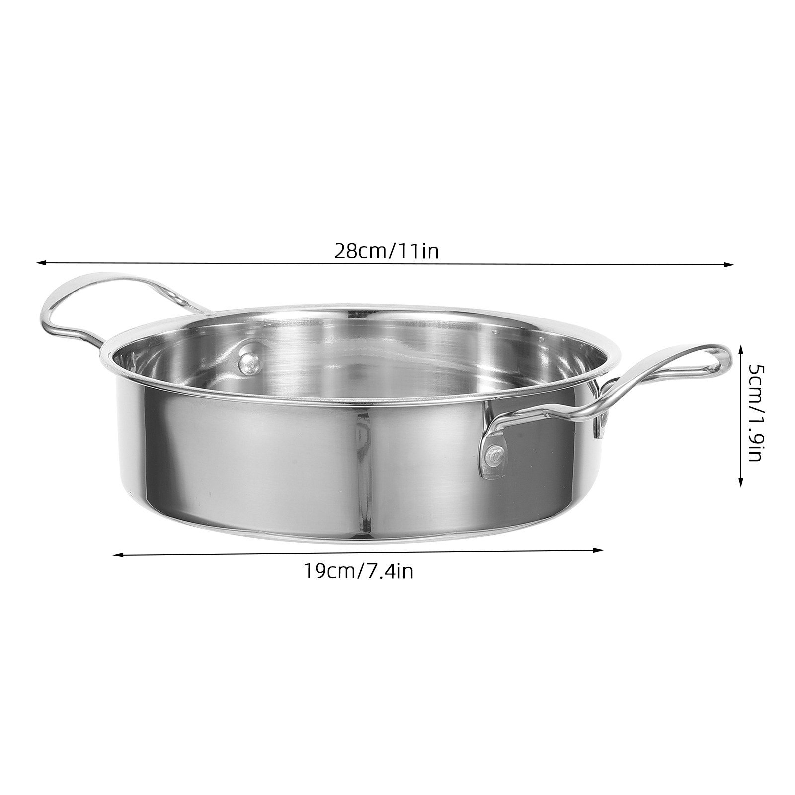7,5 Zoll Edelstahl-Paellapfann – Paella Pan Steel Bewertung und Preis