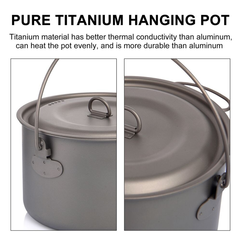 Wideea Camping Geschirr Titan  – Paella Pan Steel Bewertung und Preis