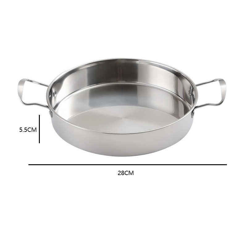 Paella-Pfanne mit Doppelgriffe – Paella Pan Steel Bewertung und Preis
