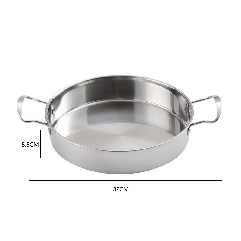 Paella-Pfanne mit Doppelgriffe – Paella Pan Steel Bewertung und Preis