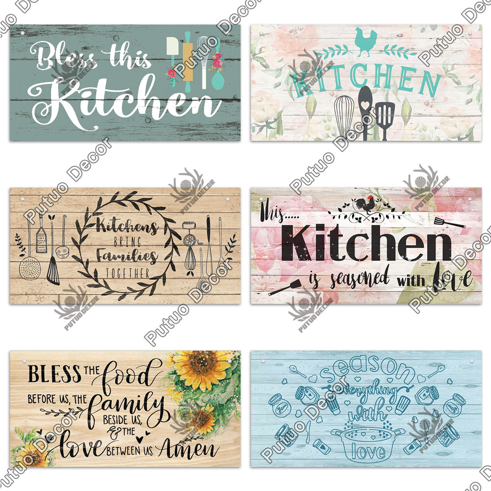 Putuo Decor Küche Holztafeln K – Home Cooking Cafe Bewertung und Preis