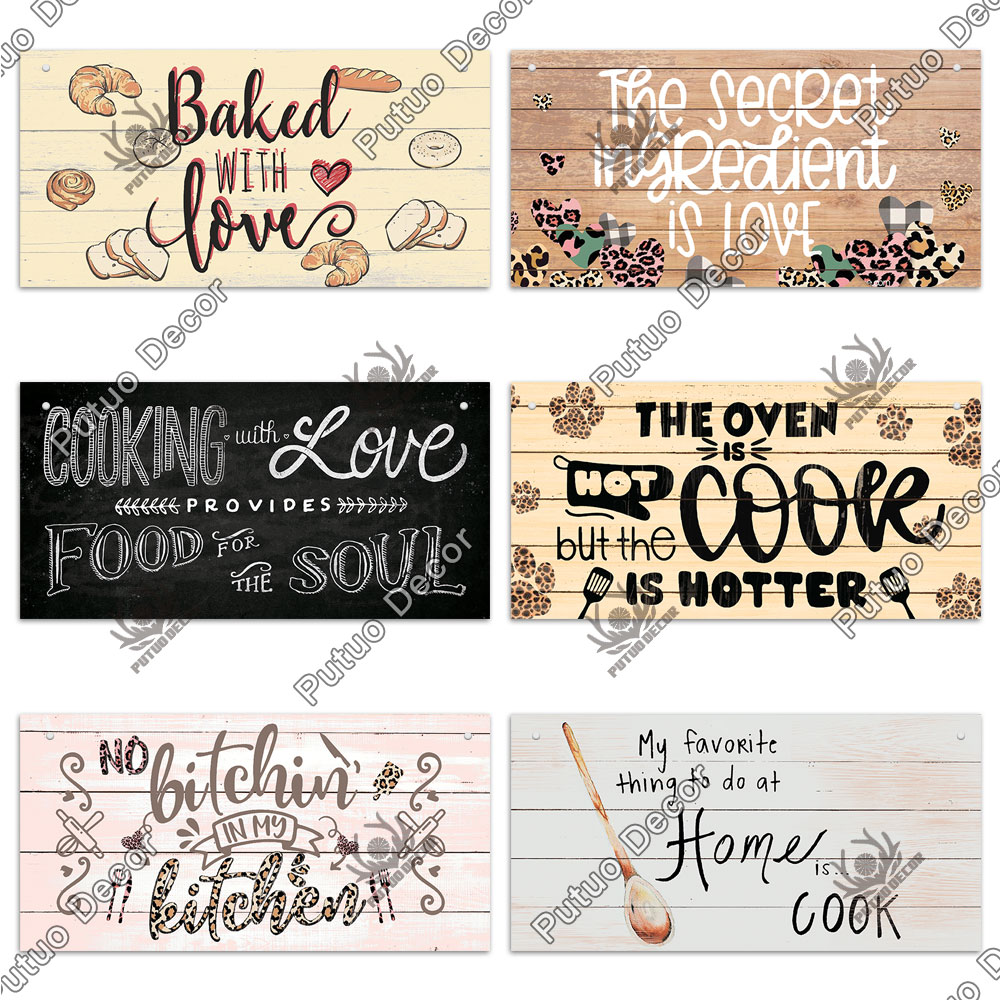 Putuo Decor Küche Holztafeln K – Home Cooking Cafe Bewertung und Preis