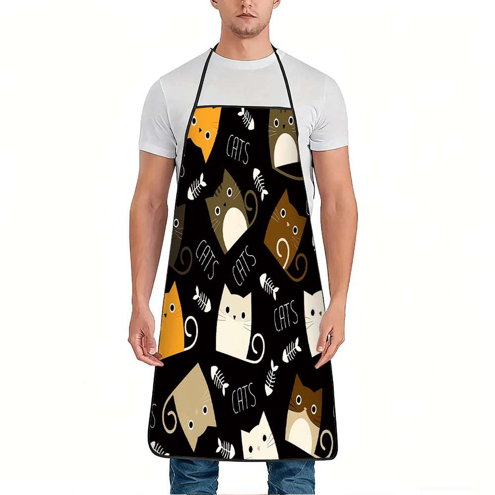 1 lustige Schürze mit Cartoon- – Home Cooking Cafe Bewertung und Preis