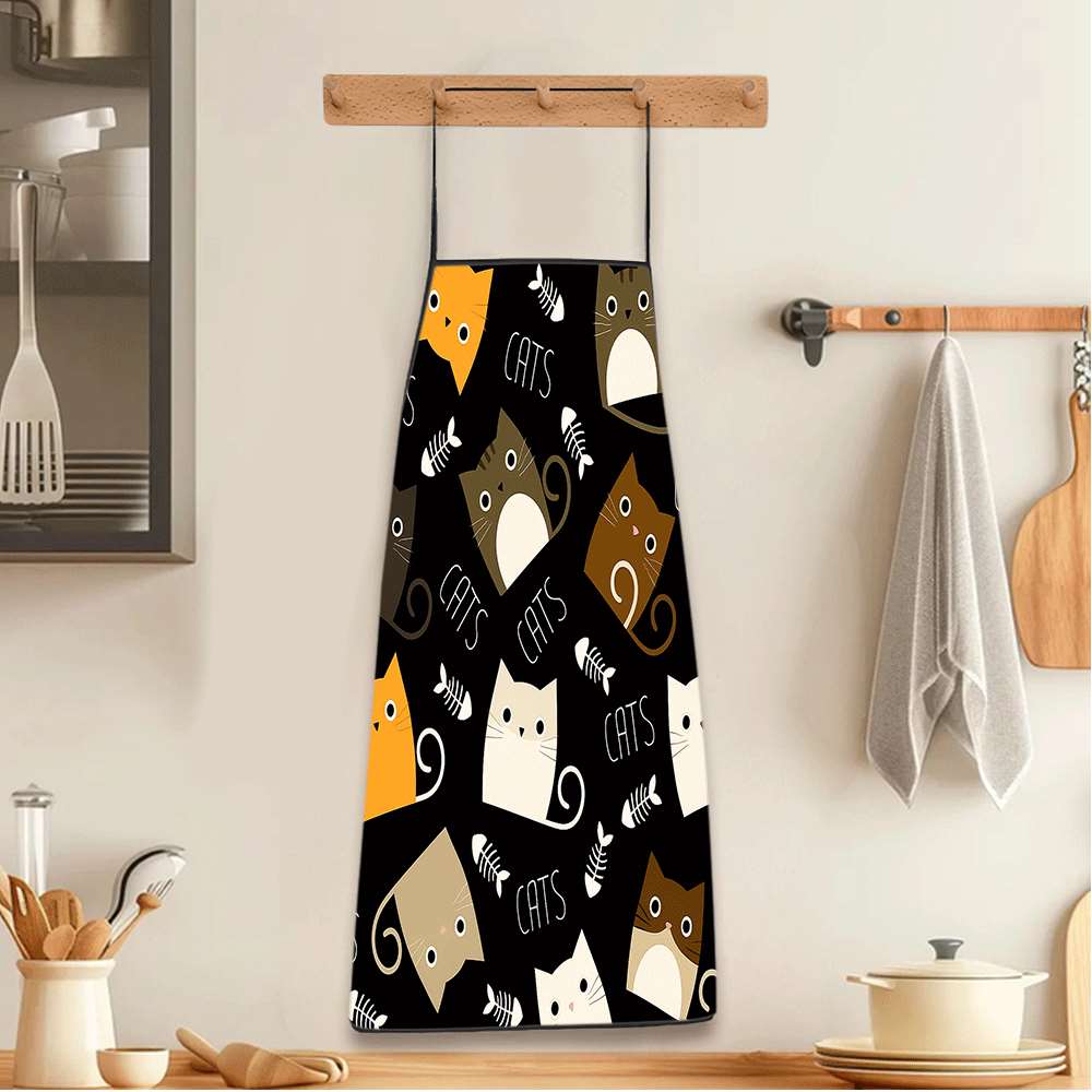 1 lustige Schürze mit Cartoon- – Home Cooking Cafe Bewertung und Preis