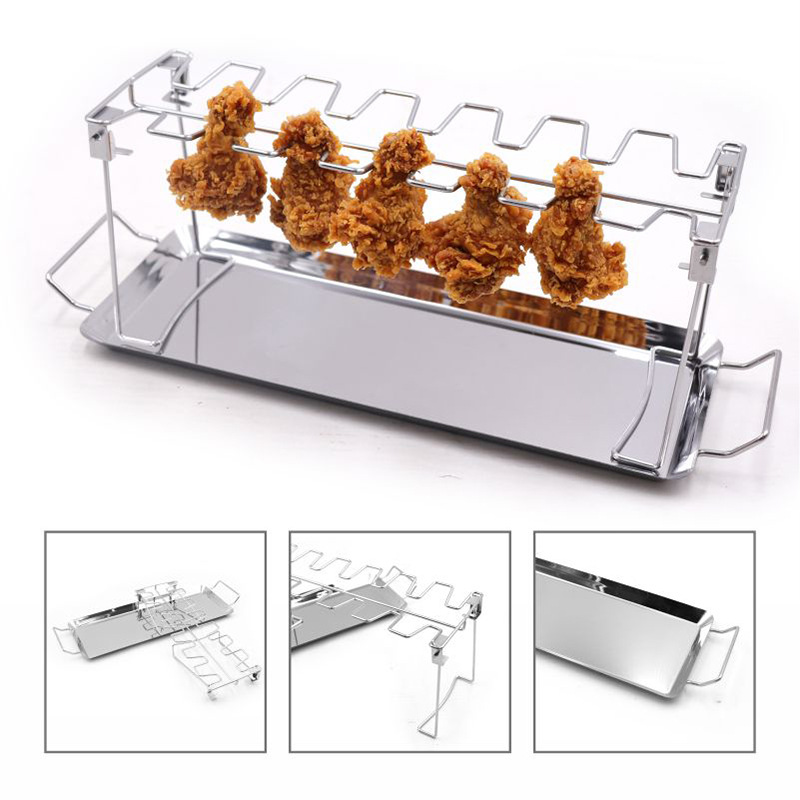 Faltbarer Edelstahl-Hähnchengr – Paella Pan Steel Bewertung und Preis