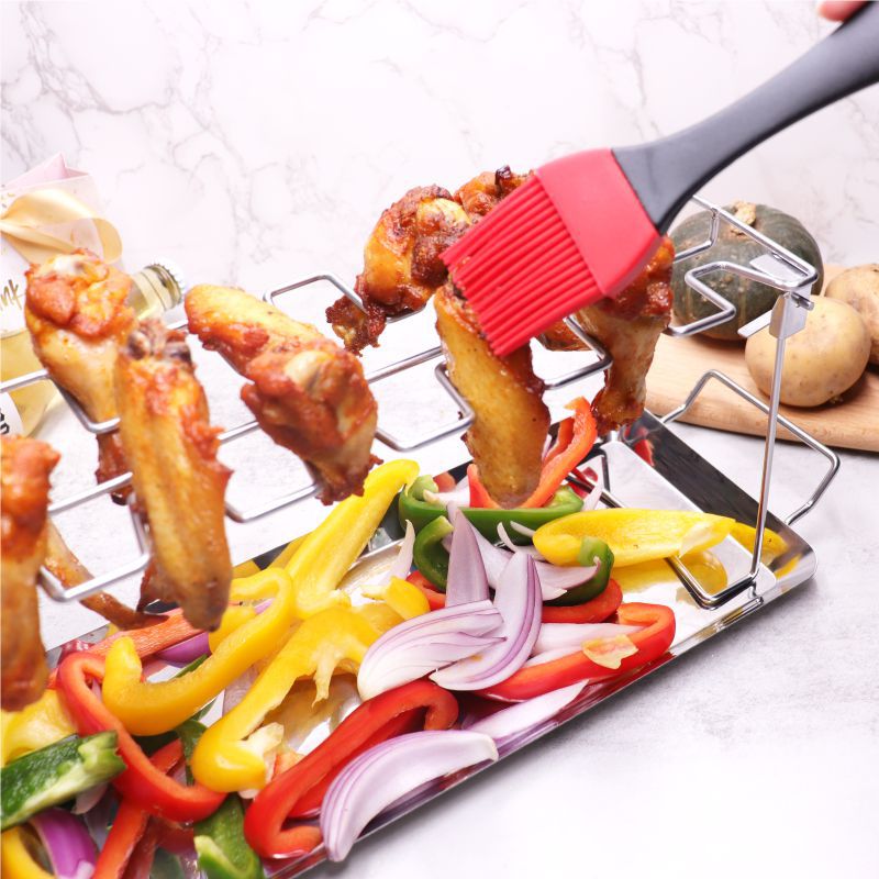 Faltbarer Edelstahl-Hähnchengr – Paella Pan Steel Bewertung und Preis