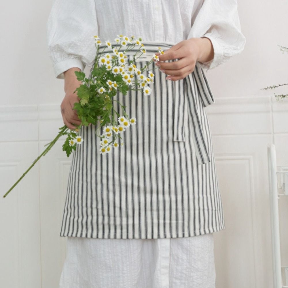 Baumwoll-Streifenschürze für d – Home Cooking Cafe Bewertung und Preis