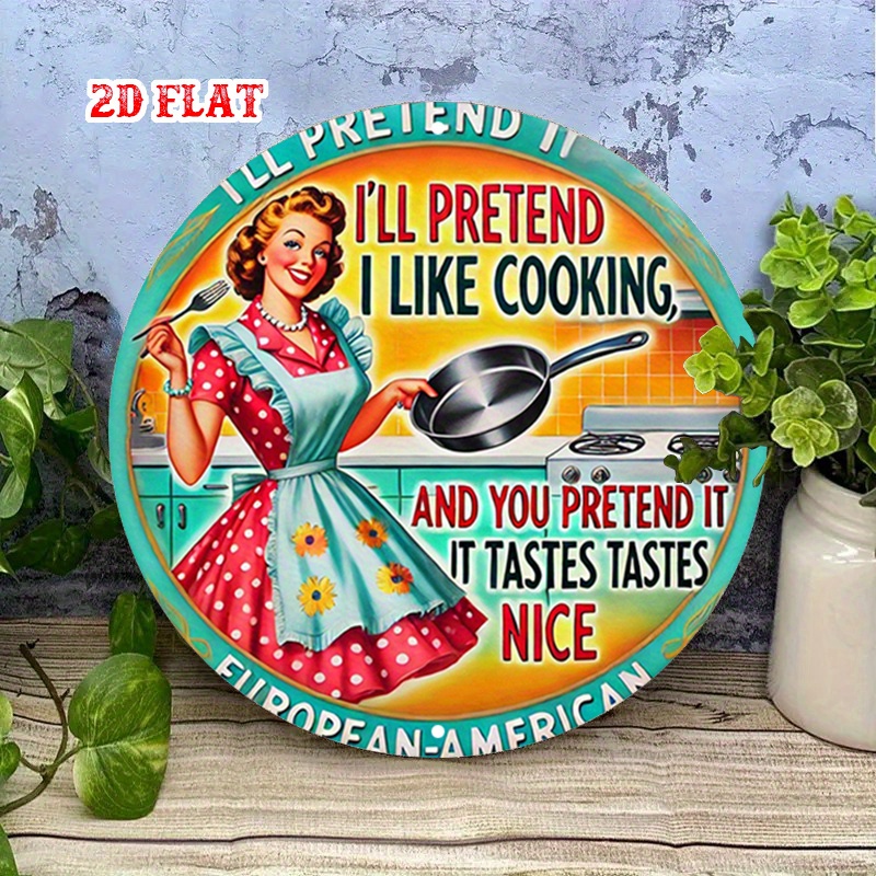 2D Flache Runde Küchenkunst au – Home Cooking Cafe Bewertung und Preis